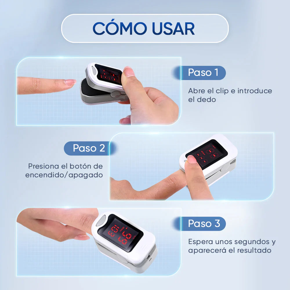 OXÍMETRO DIGITAL DE PULSO