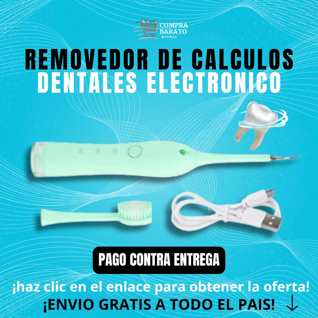 🦷✨ Limpiador Dental Ultrasónico con Cepillo y Carga USB – ¡Sonríe sin sarro!