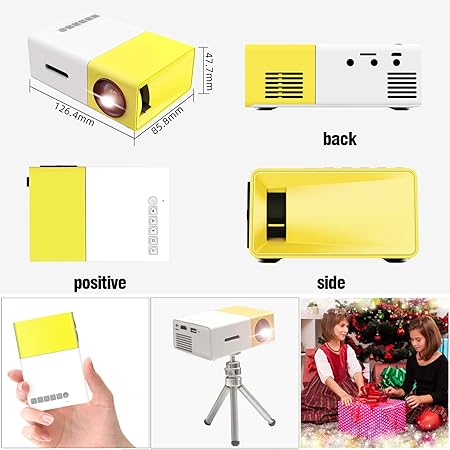 🎬 Mini Proyector Portátil LED - Cine en Casa en la Palma de tu Mano