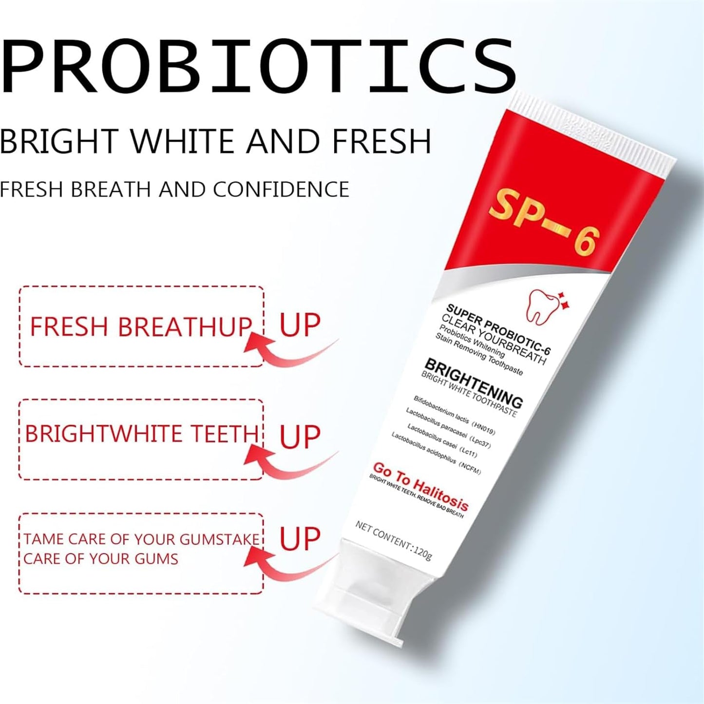 🦷✨ SP-6 Probiotic Brightening Toothpaste Sonrisa Brillante