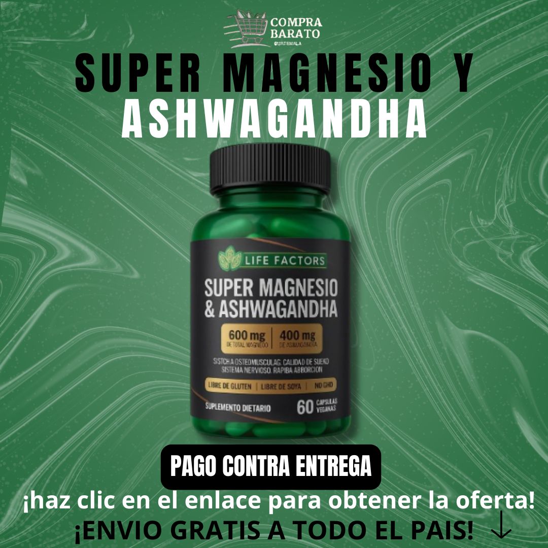 SUPER MAGNESIO & ASHWAGANDHA X 60 CAPS