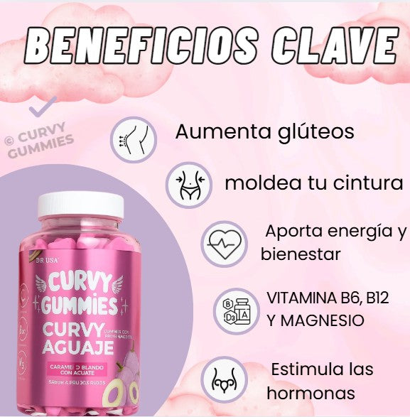 Curvy Gummies 60 CAPS – Vitaminas para tu figura y bienestar