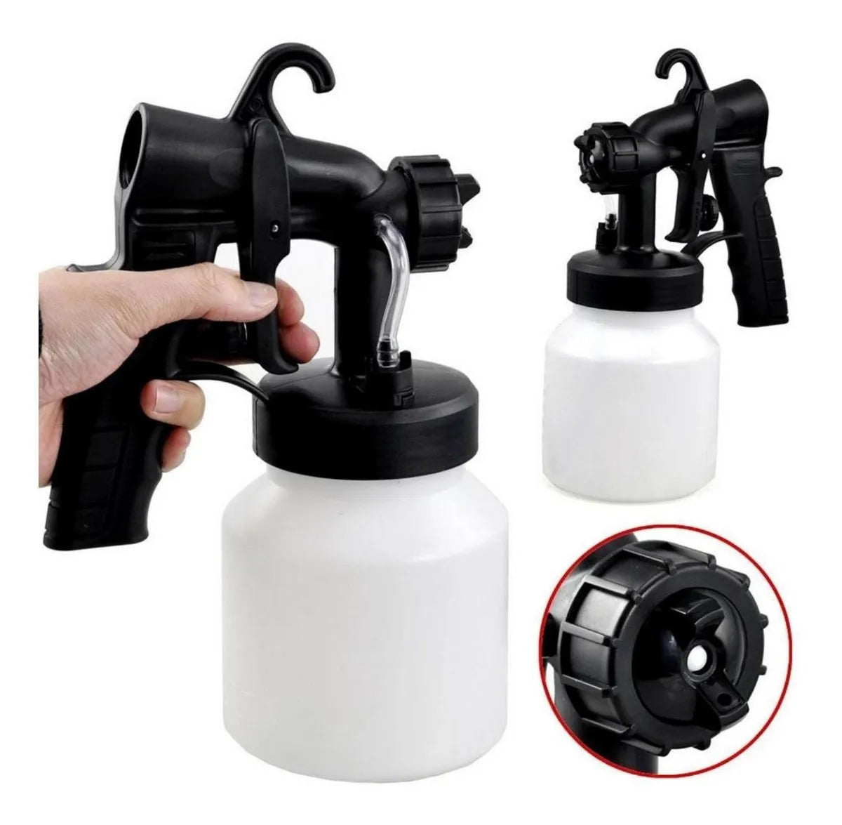 🎨 Pistola Eléctrica de Pintura con Compresor – Acabado Profesional en Minutos 🛠️