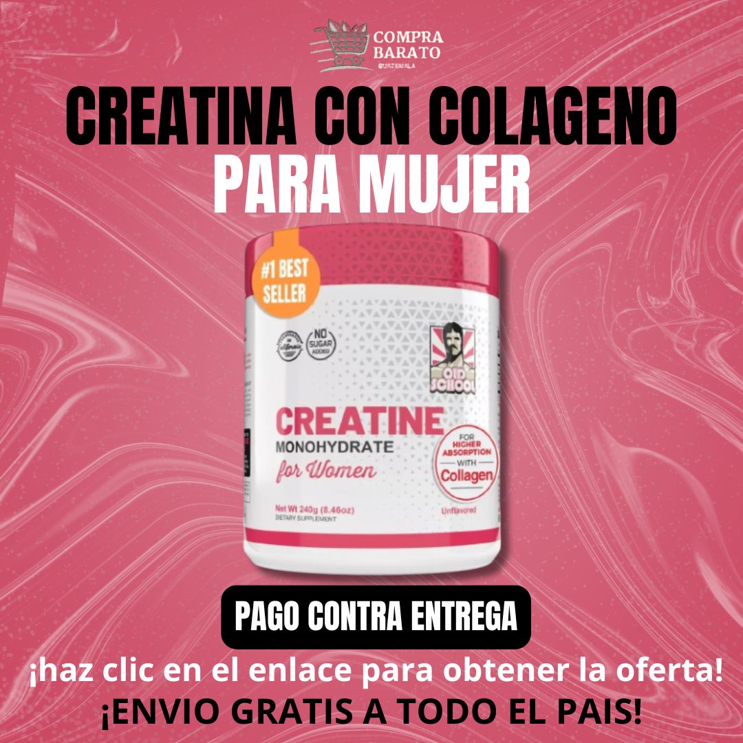 CREATINA CON COLAGENO PARA MUJER
