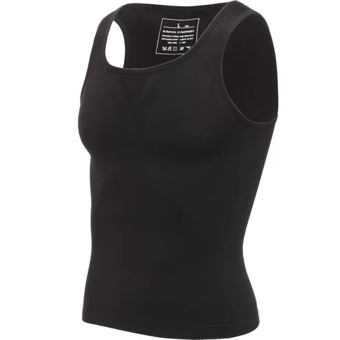 Camiseta de Compresión para Hombres NEGRA