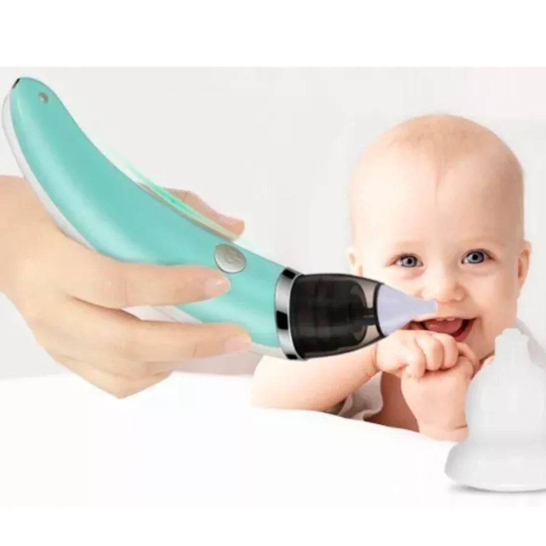 👶🍼 COMBO CUIDADO INFANTIL – Termómetro Digital + Aspirador Nasal Eléctrico 💙