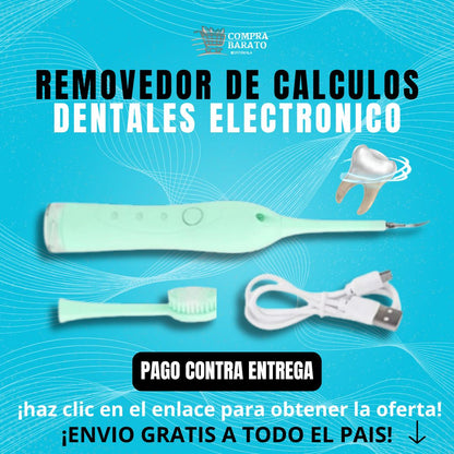 🦷✨ Limpiador Dental Ultrasónico con Cepillo y Carga USB – ¡Sonríe sin sarro!