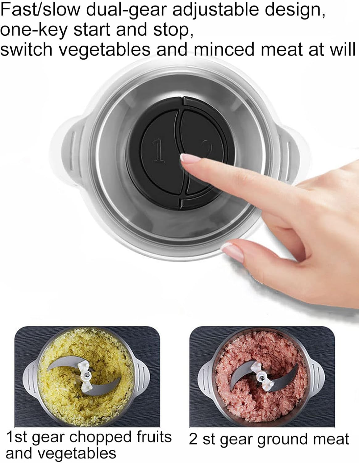 Picador Eléctrico De Alimentos