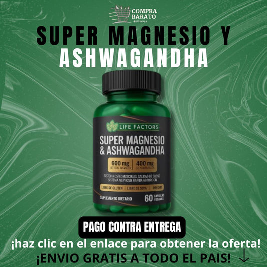 SUPER MAGNESIO & ASHWAGANDHA X 60 CAPS