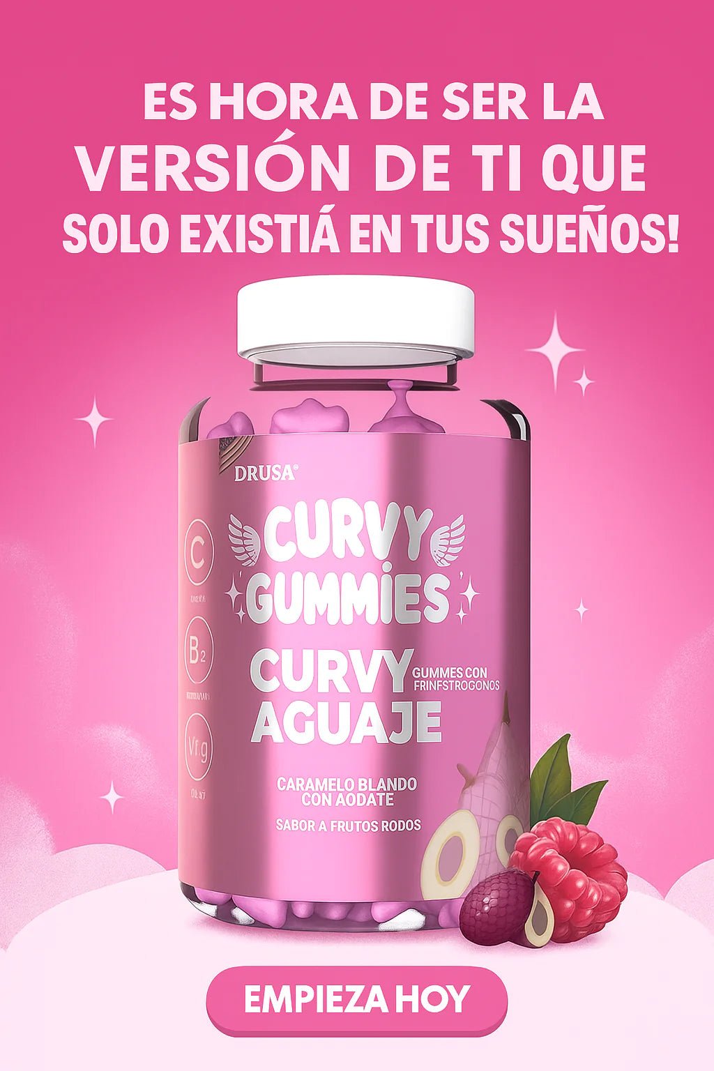 Curvy Gummies 60 CAPS –  Vitaminas para tu figura y bienestar