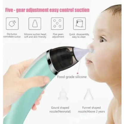 👶🍼 COMBO CUIDADO INFANTIL – Termómetro Digital + Aspirador Nasal Eléctrico 💙