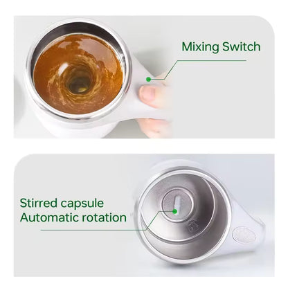 ☕ TAZA MEZCLADORA AUTOMÁTICA USB – 380ML