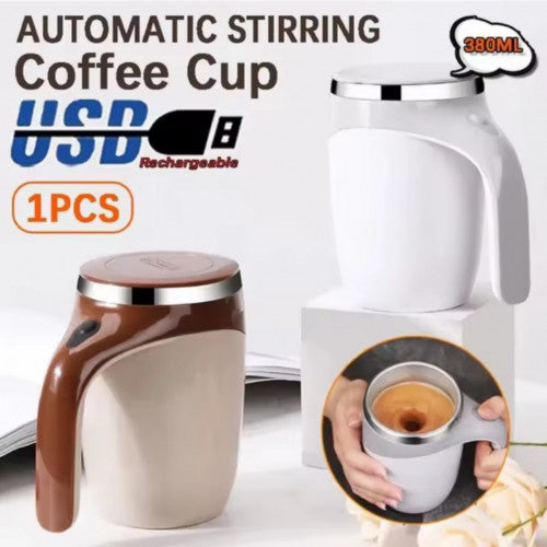 ☕ TAZA MEZCLADORA AUTOMÁTICA USB – 380ML