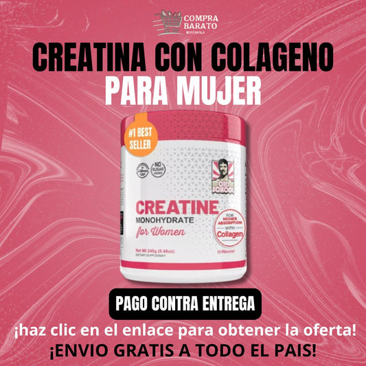 CREATINA CON COLAGENO PARA MUJER